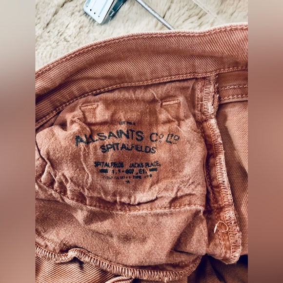 ALLSAINTS•SPITALFIELDS•CORAL•SKINNY JEANS•SIZE-27waist 32length - Picture 8 of 9